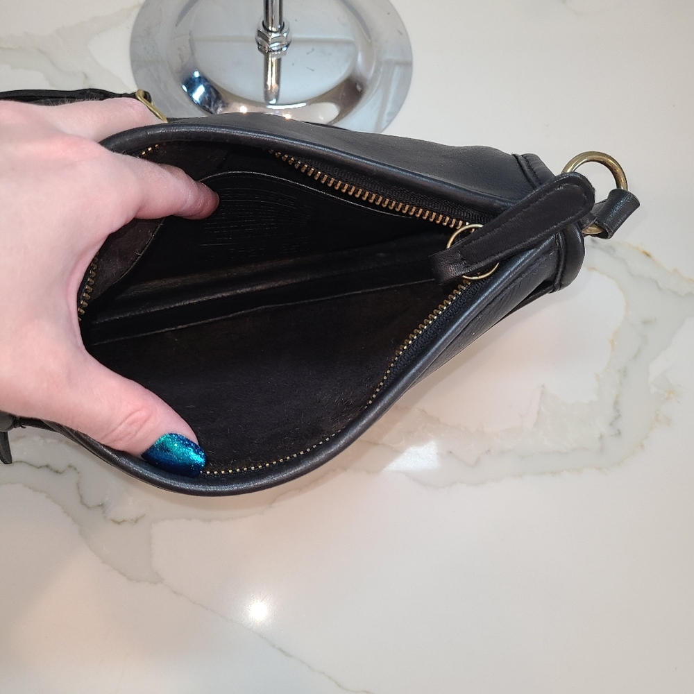 Coach Vintage 1988-93 Austin Black Leather Shoulder Bag 9909 - Picture 12 of 15